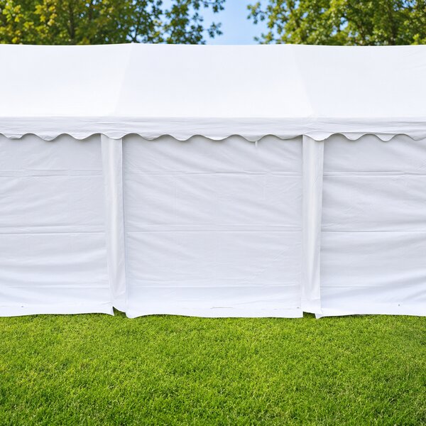 Bočnice 2x2m PVC - Plná barva Červeno-bílá