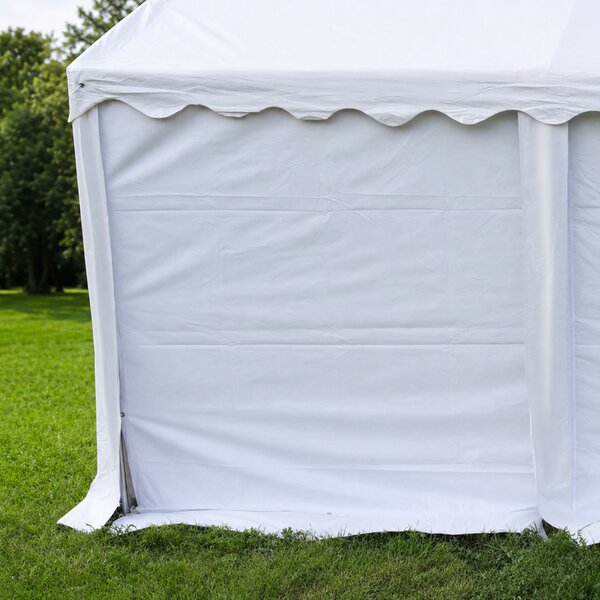 Bočnice 2x2m PVC - Plná barva Červeno-bílá