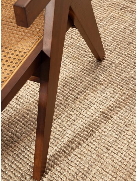 Krémový jutový kulatý koberec ø 160 cm Bouclé Jaipur – Hanse Home