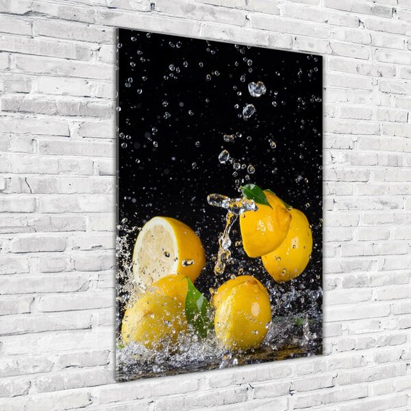 Vertikální Foto-obraz fotografie na skle Citron osv-64818305