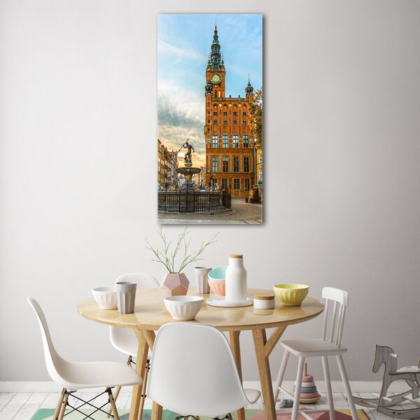 Vertikální Foto obraz sklo tvrzené Gdaňsk Polsko osv-64908109