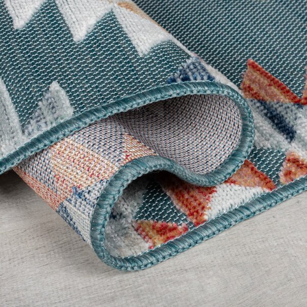 Modrý vnitřní a venkovní koberec 120x170 cm Avery Blue – Flair Rugs