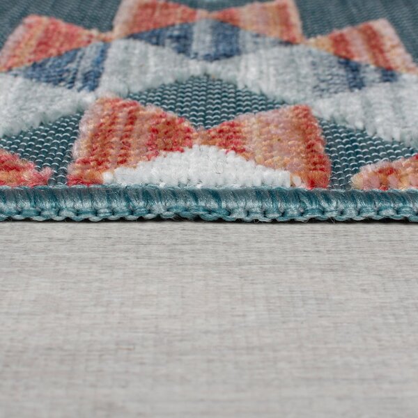 Modrý vnitřní a venkovní koberec 120x170 cm Avery Blue – Flair Rugs