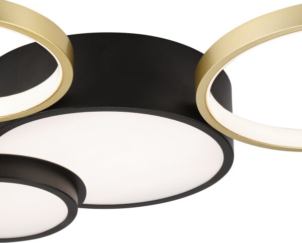 Stmívatelné stropní svítidlo ALIZEE LED/30W/230V 3000-6500K černá/zlatá