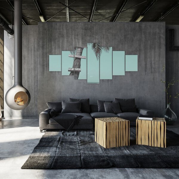 Obraz - Palma v Karibiku (210x100 cm)