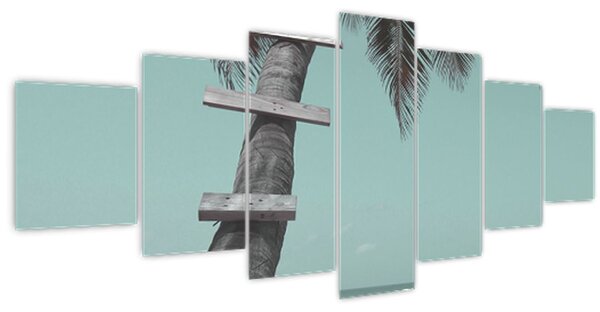 Obraz - Palma v Karibiku (210x100 cm)