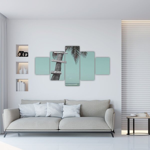 Obraz - Palma v Karibiku (125x70 cm)