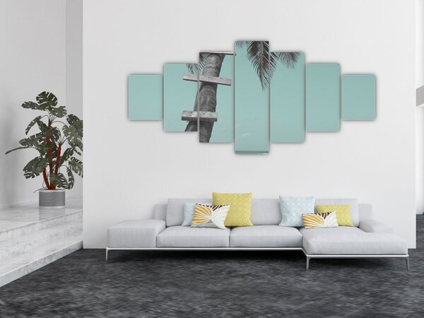 Obraz - Palma v Karibiku (210x100 cm)