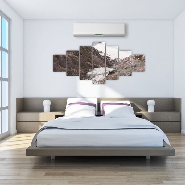 Obraz - Cesta k smaragdovému moři (210x100 cm)