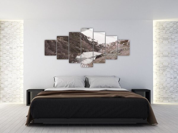 Obraz - Cesta k smaragdovému moři (210x100 cm)