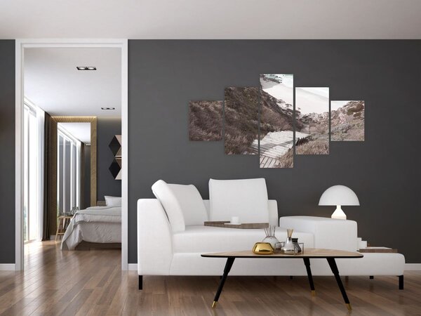 Obraz - Cesta k smaragdovému moři (125x70 cm)