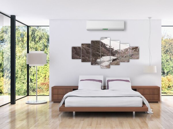 Obraz - Cesta k smaragdovému moři (210x100 cm)