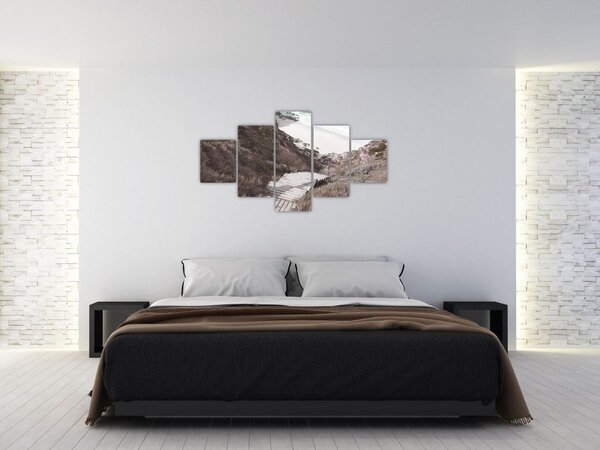 Obraz - Cesta k smaragdovému moři (125x70 cm)