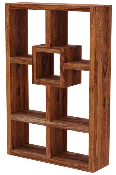 Knihovna Gani 120x180x35 z indického masivu palisandr