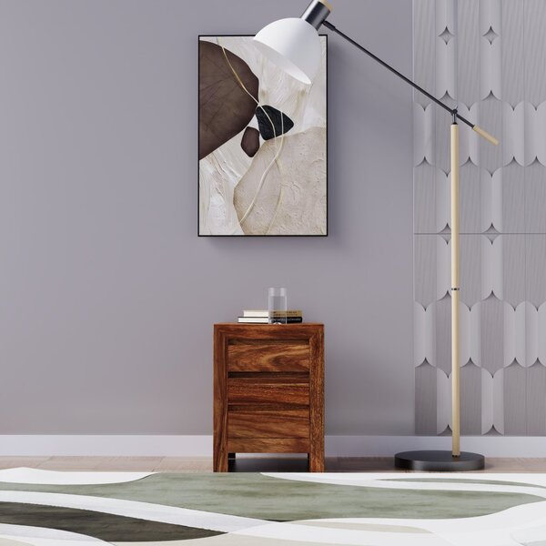 Noční stolek 45x60x40 Gani z indického masivu palisandr