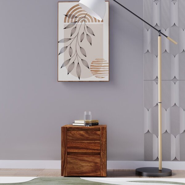 Noční stolek Gani 45x50x40 z indického masivu palisandr