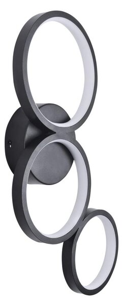 LED Nástěnné svítidlo FLAMENCO LED/23W/230V 4000K černá