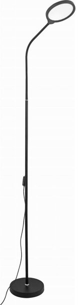LED Stmívatelná stojací lampa 2v1 LED/10W/230V 3000-4500-6500K černá