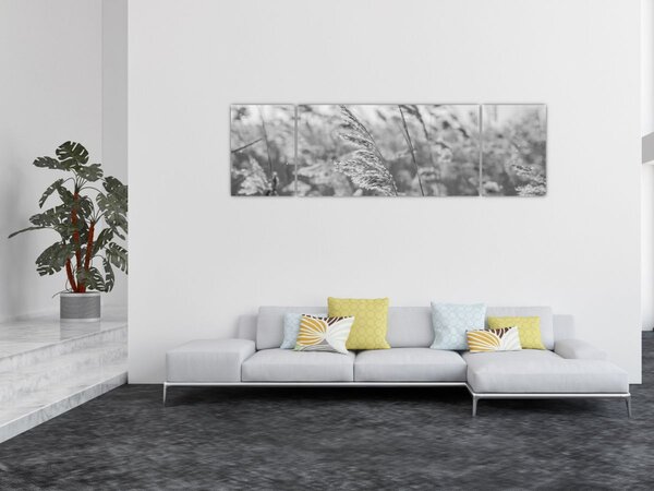 Obraz - Tráva ve větru (170x50 cm)