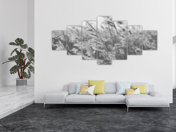 Obraz - Tráva ve větru (210x100 cm)