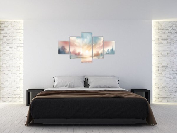 Obraz - Elegantní krajina (125x70 cm)