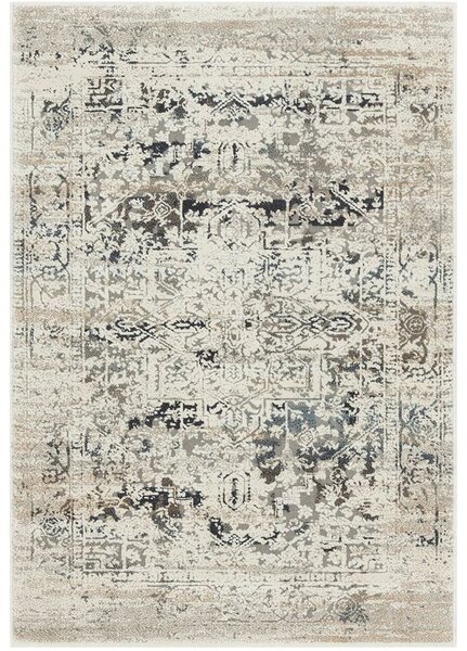 Breno Kusový koberec BOHO 37, 80x150 cm, Šedá/Vícebarevné
