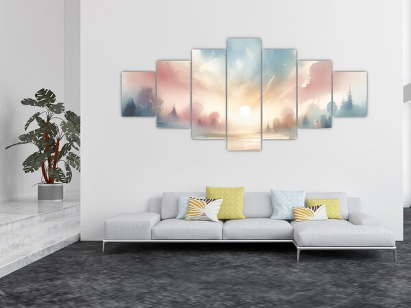 Obraz - Elegantní krajina (210x100 cm)