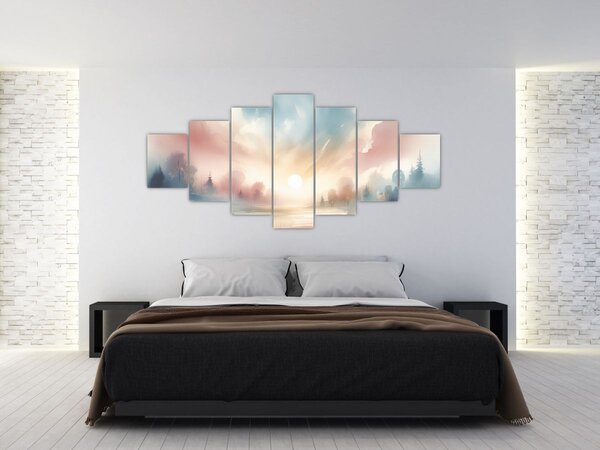 Obraz - Elegantní krajina (210x100 cm)