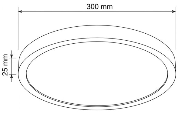 Brilagi - LED Stropní svítidlo ESTELA LED/18W/230V bílá