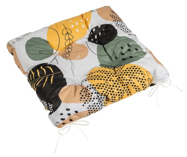 Bellatex Sedák Adéla prošívaný 40x40 cm Oblázky Béžová