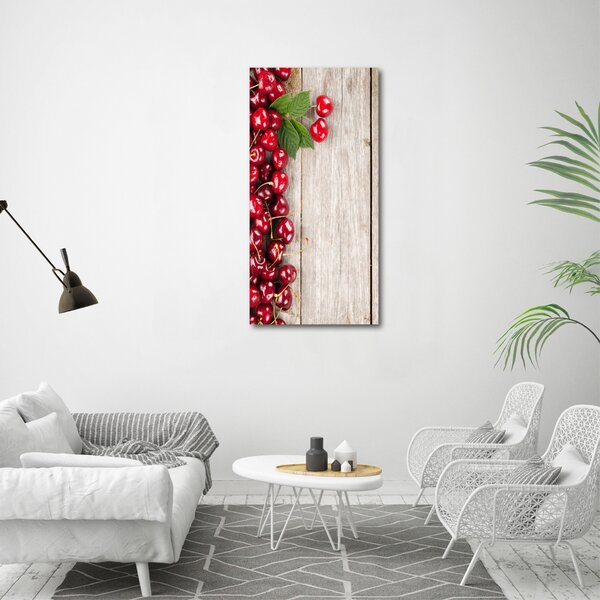 Vertikální Moderní fotoobraz canvas na rámu Višně ocv-66878526