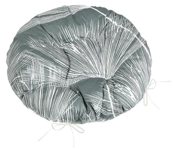 Bellatex Sedák Adéla prošívaný kulatý průměr 40 cm Chmýří Šedá,Bílá