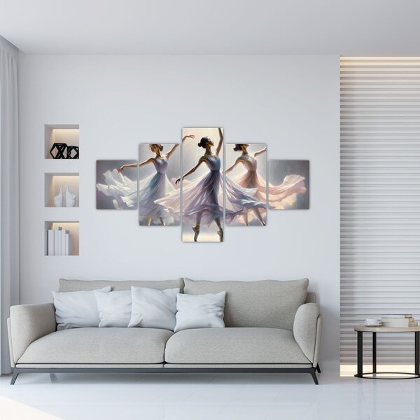 Obraz - Tři baletky (125x70 cm)