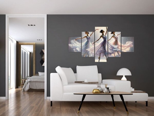 Obraz - Tři baletky (125x70 cm)