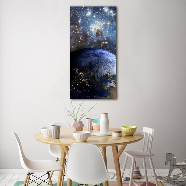 Vertikální Foto obraz fotografie na skle Planeta Země osv-66942134