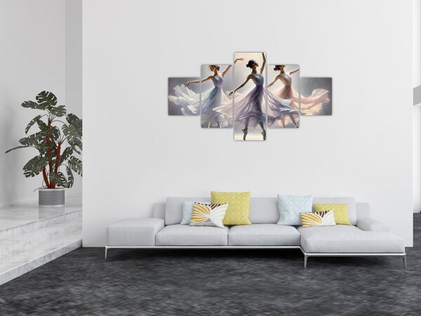 Obraz - Tři baletky (125x70 cm)