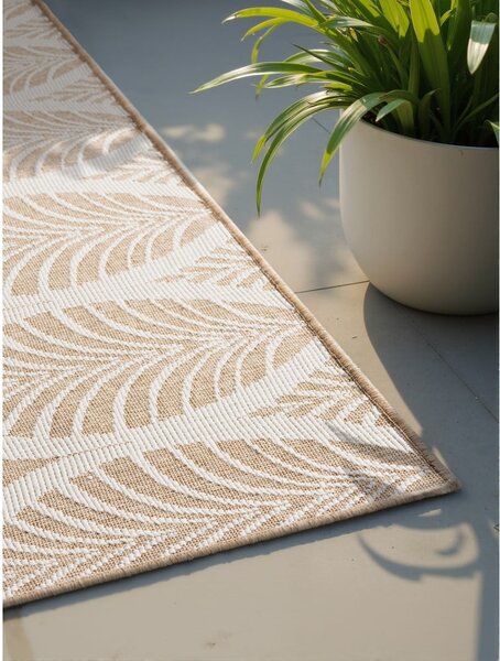 Vnitřní a venkovní koberec v béžové a slonovinové barvě 120x170 cm Duet Liora – NORTHRUGS