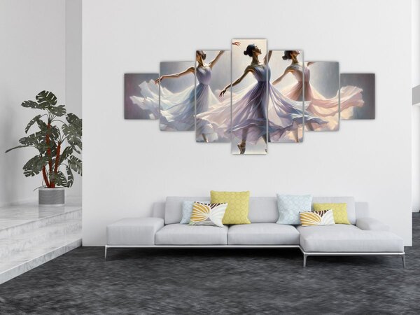 Obraz - Tři baletky (210x100 cm)