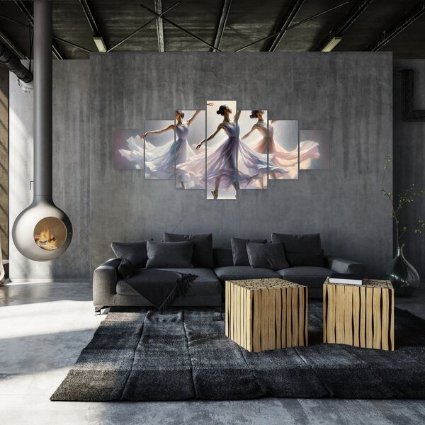 Obraz - Tři baletky (210x100 cm)