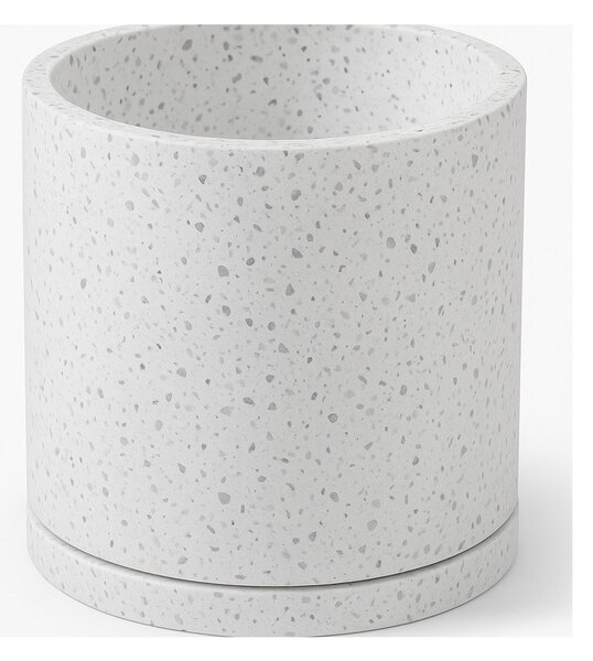 Sada 2 bílých květináčů Bonami Selection Terrazzo, ø 26 cm