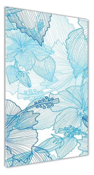 Vertikální Foto obraz skleněný svislý Havajské květiny osv-67130286