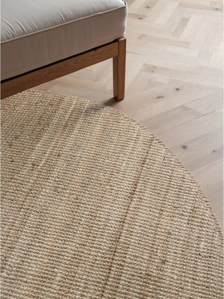 Jutový kulatý koberec taupe ø 160 cm Bouclé Jaipur – Hanse Home