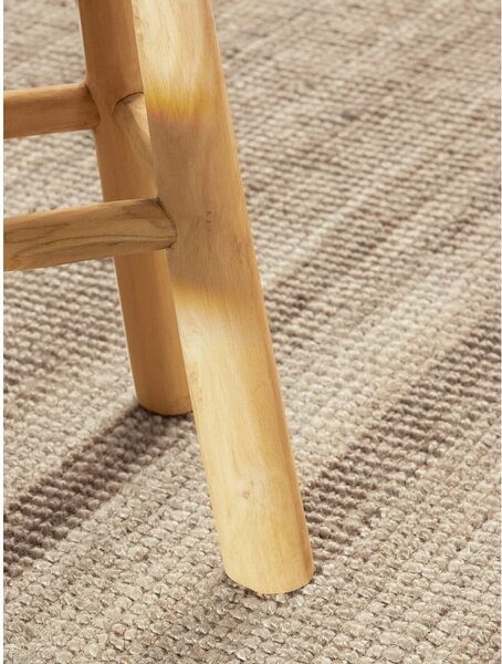 Jutový kulatý koberec taupe ø 160 cm Bouclé Jaipur – Hanse Home
