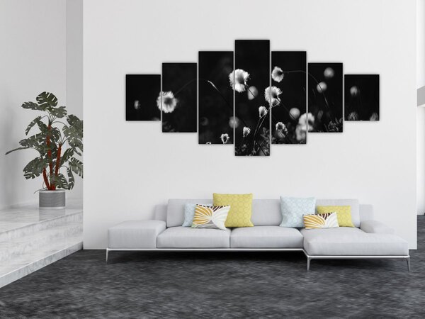 Obraz - Louka s cottongrass N⁰1 (210x100 cm)