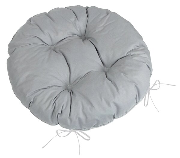 Bellatex Sedák Adéla prošívaný kulatý průměr 40 cm Šedá