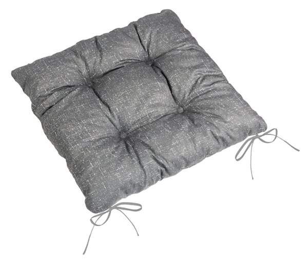 Bellatex Sedák LADA prošívaný 40x40 cm Šedá,Bílá