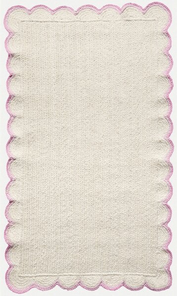 Diamond Carpets India, Ručně vázaný kusový koberec Bonnie SM 14 Silver, 120x170, růžová, chodba / předsíň