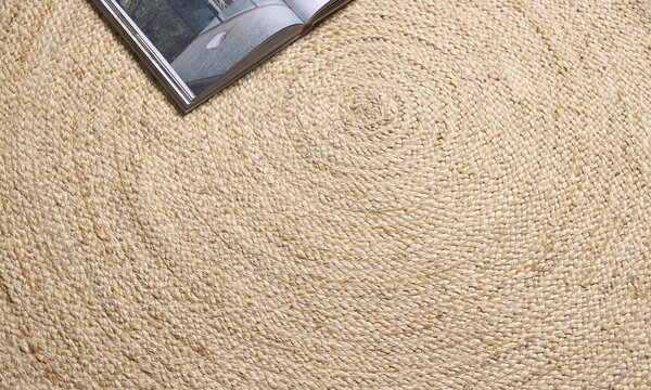 Diamond Carpets India, Ručně vázaný kusový koberec Arcadia SM-01 Natural Multi kruh, 120x120 (průměr) kruh, vícebarevná, chodba / předsíň