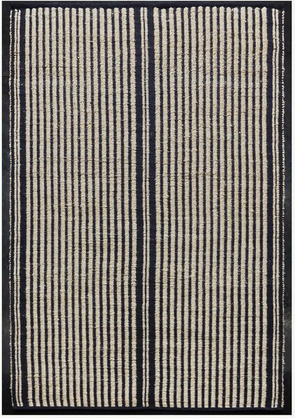 Diamond Carpets India, Ručně vázaný kusový koberec Elowen 116 Natural, 120x170, černá, chodba / předsíň