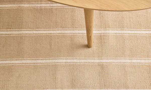 Diamond Carpets India, Ručně vázaný kusový koberec Hollis J 13 Natural, 120x170, béžová, chodba / předsíň